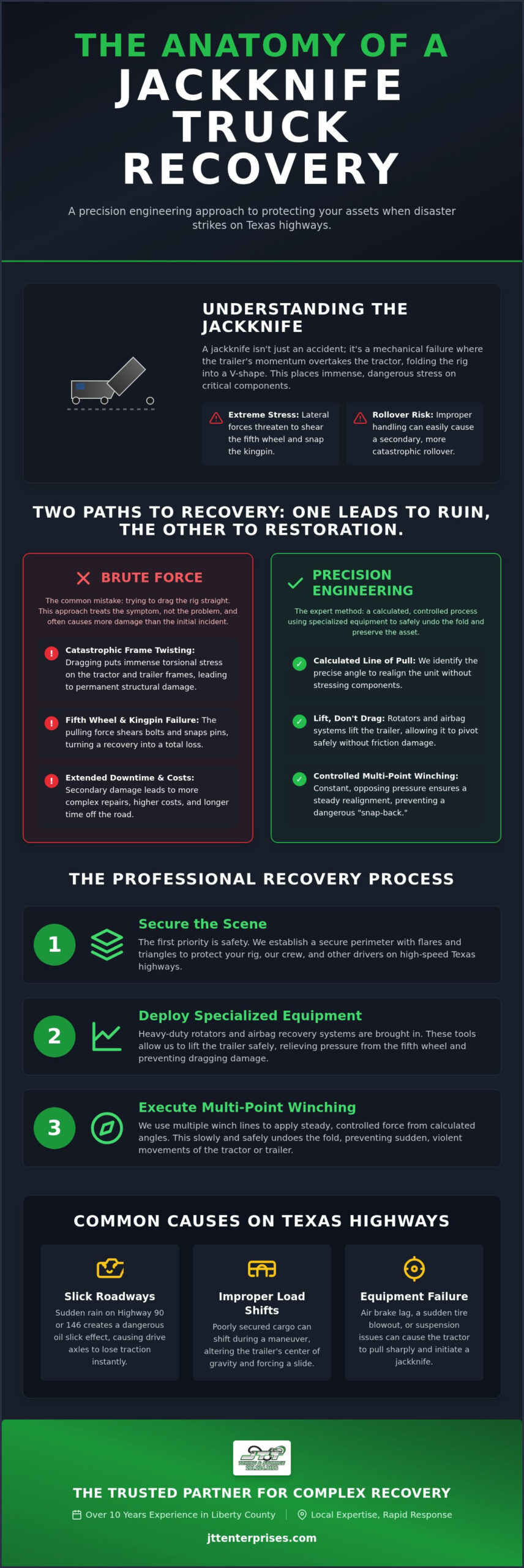 Jackknife Truck Recovery: Professional Guide to Saving Your Rig and Load